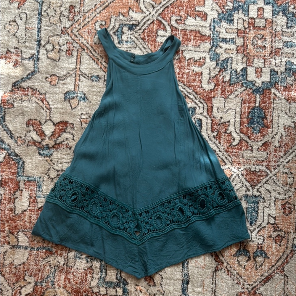 ASTR Teal Sleeveless Women's Tank Top